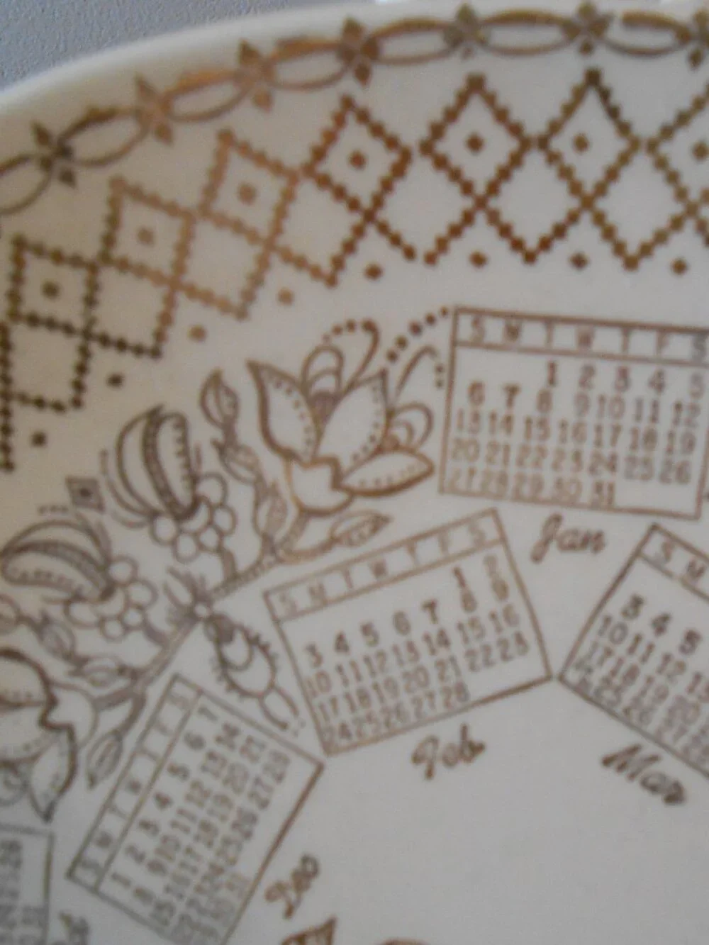 Calendar Plate 1963 - Picture 3 of 4